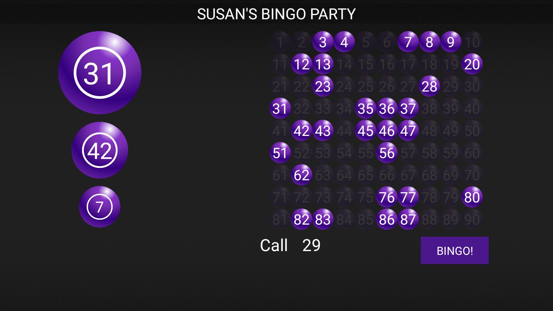 Bingo Caller Machine (free Bingo Calling App) 2.1 Screenshot 5