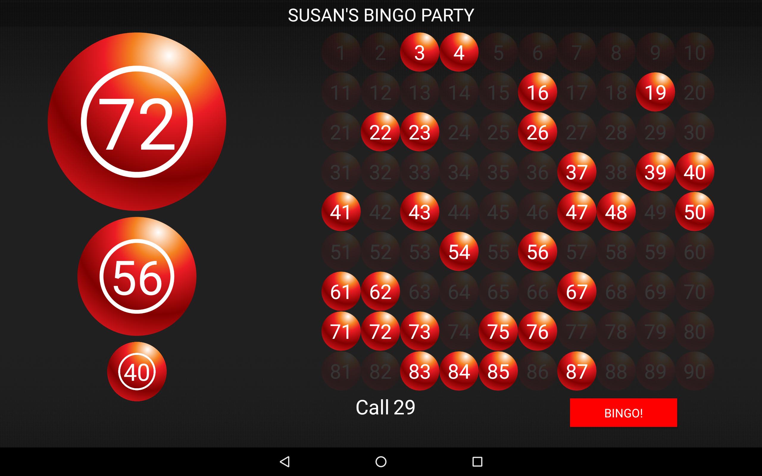 Bingo Caller Machine (free Bingo Calling App) 2.1 Screenshot 9