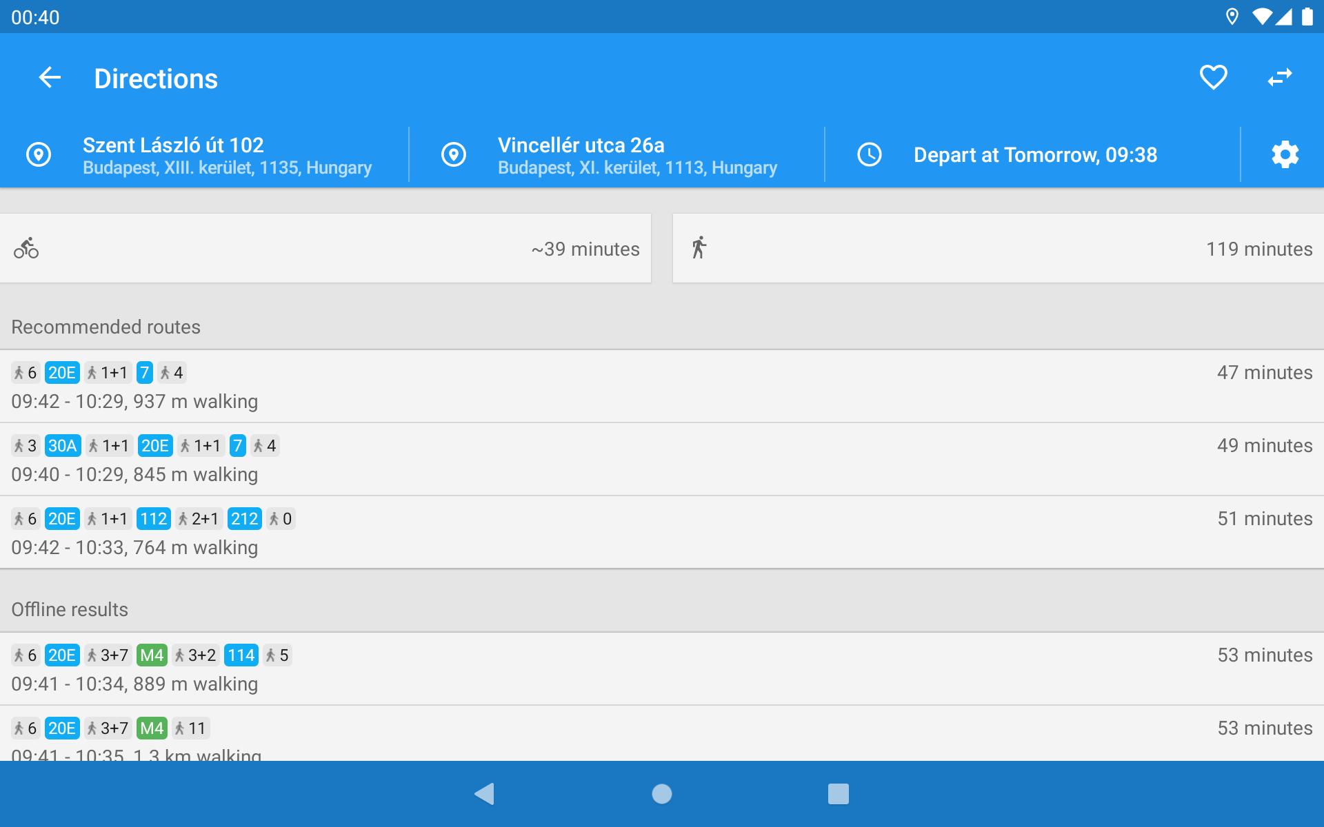 menetrend.app – Public Transit in Hungary 3.3.2.9418 Screenshot 12