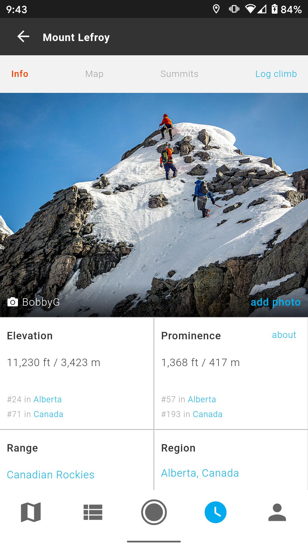 peakery • track mountain hiking 1.2.1 Screenshot 7