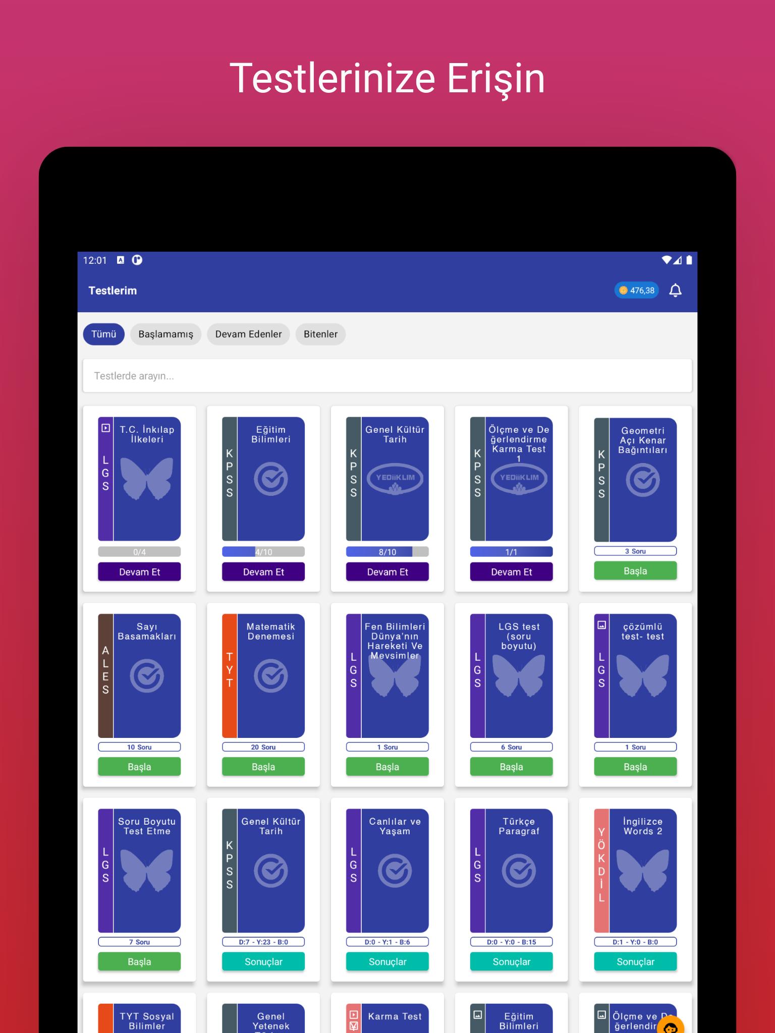 Çöz-Geç Ücretli Güncel ve Kaliteli Testler 2.2.5 Screenshot 11