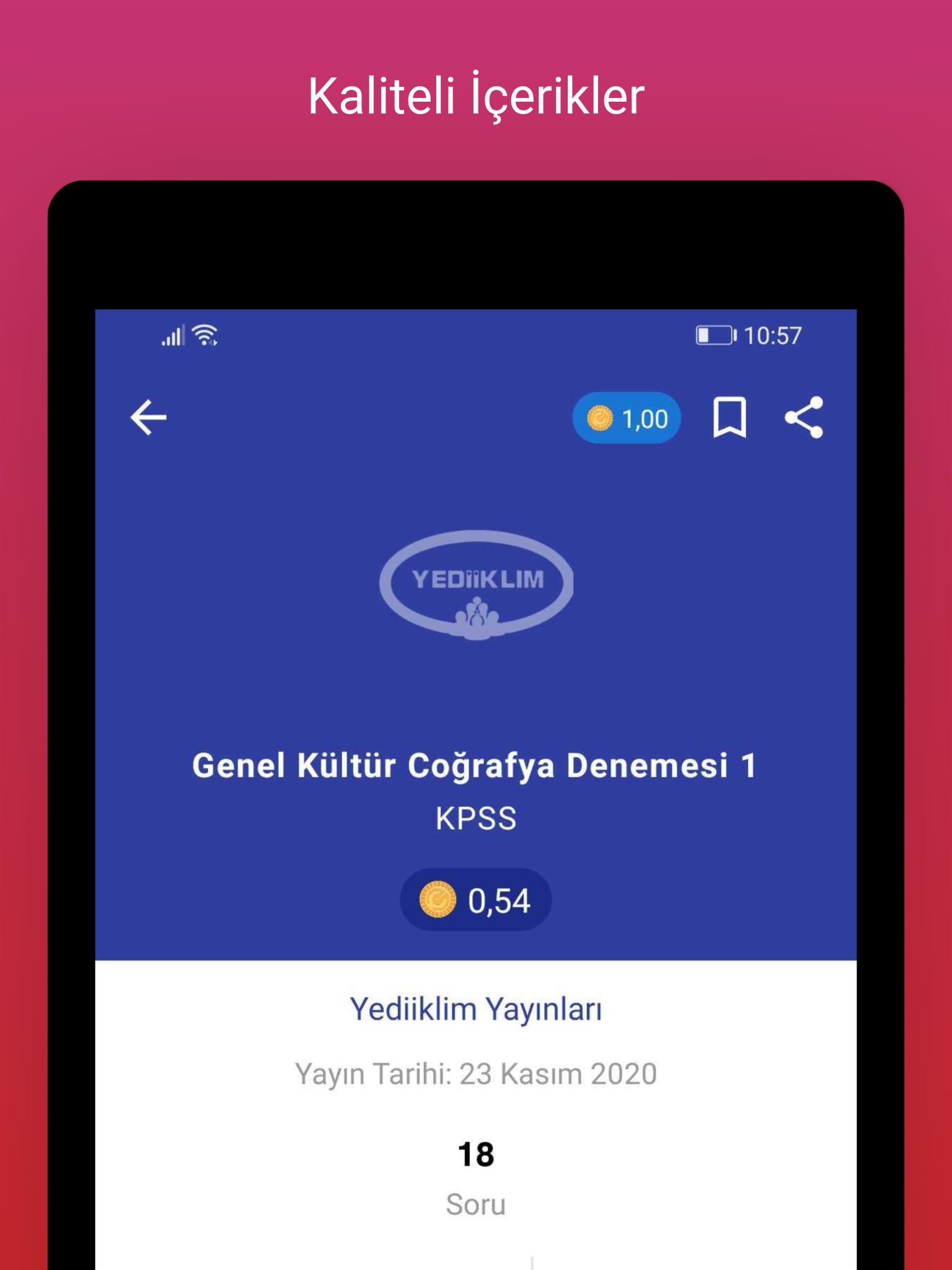 Çöz-Geç Ücretli Güncel ve Kaliteli Testler 2.2.5 Screenshot 12