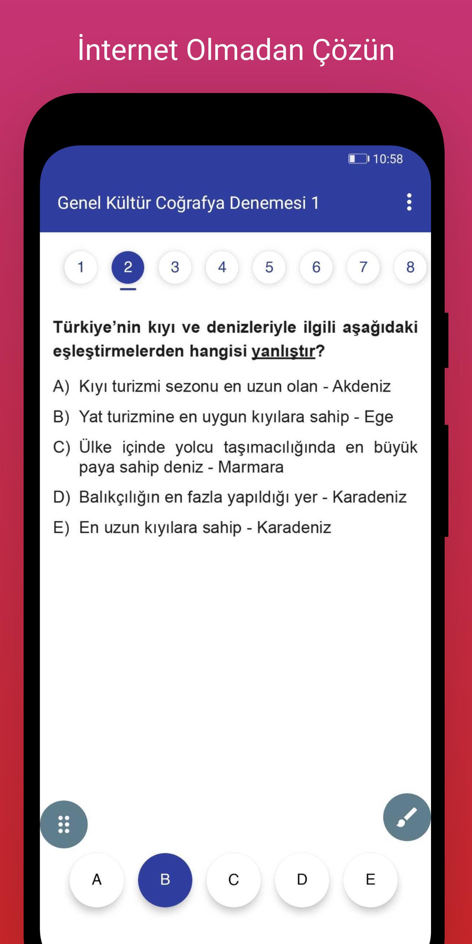 Çöz-Geç Ücretli Güncel ve Kaliteli Testler 2.2.5 Screenshot 4