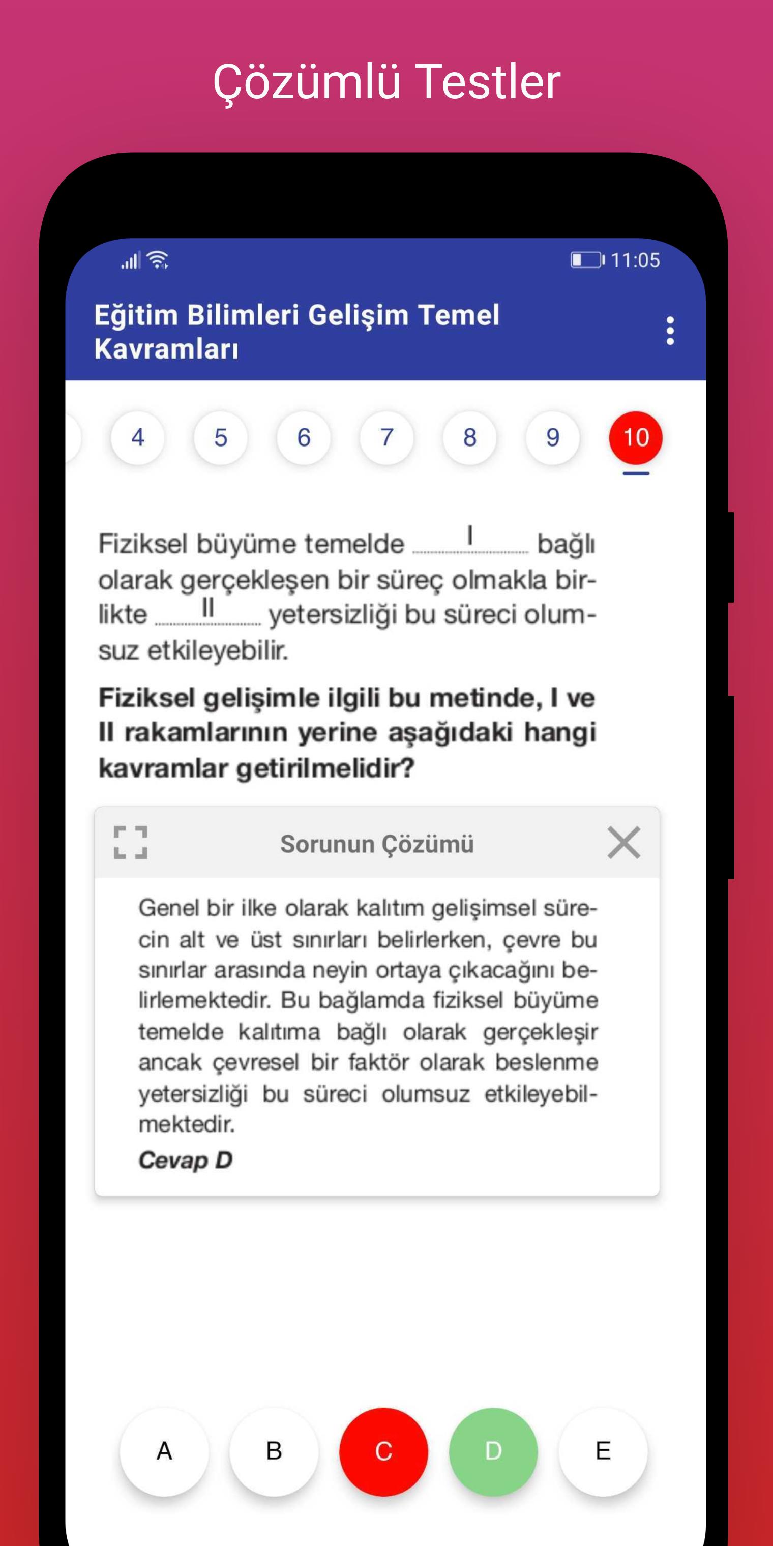 Çöz-Geç Ücretli Güncel ve Kaliteli Testler 2.2.5 Screenshot 7