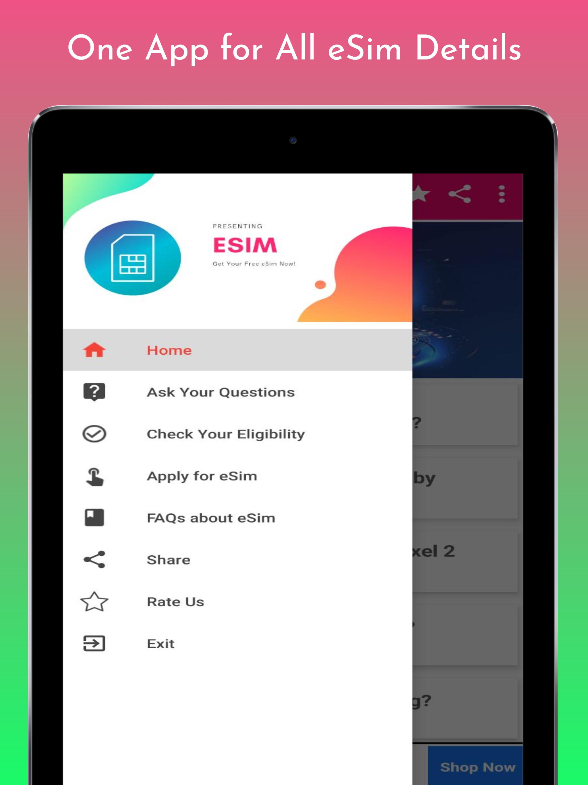 eSim - Apply Free eSim 1.0.5 Screenshot 7