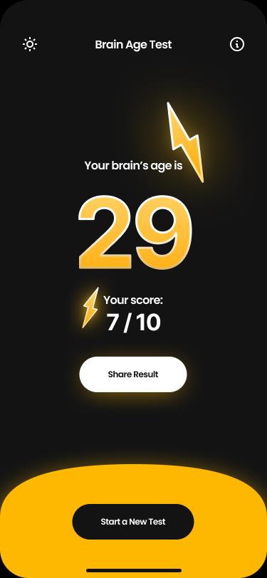 Brain Age Test 2.0 Screenshot 5