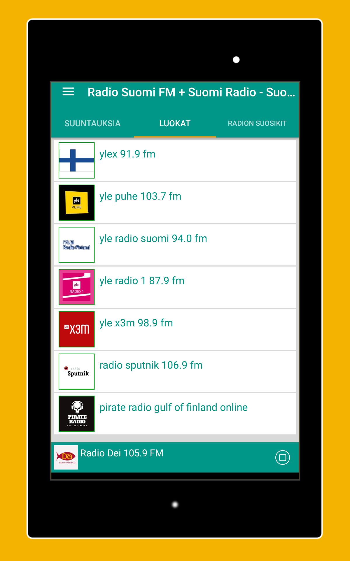 Radio Finland - Finnish Radio Stations - DAB Radio 1.1.1 Screenshot 14
