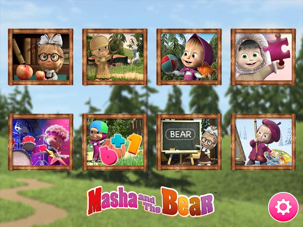 Masha and the Bear. Educational Games 5.3 Screenshot 1