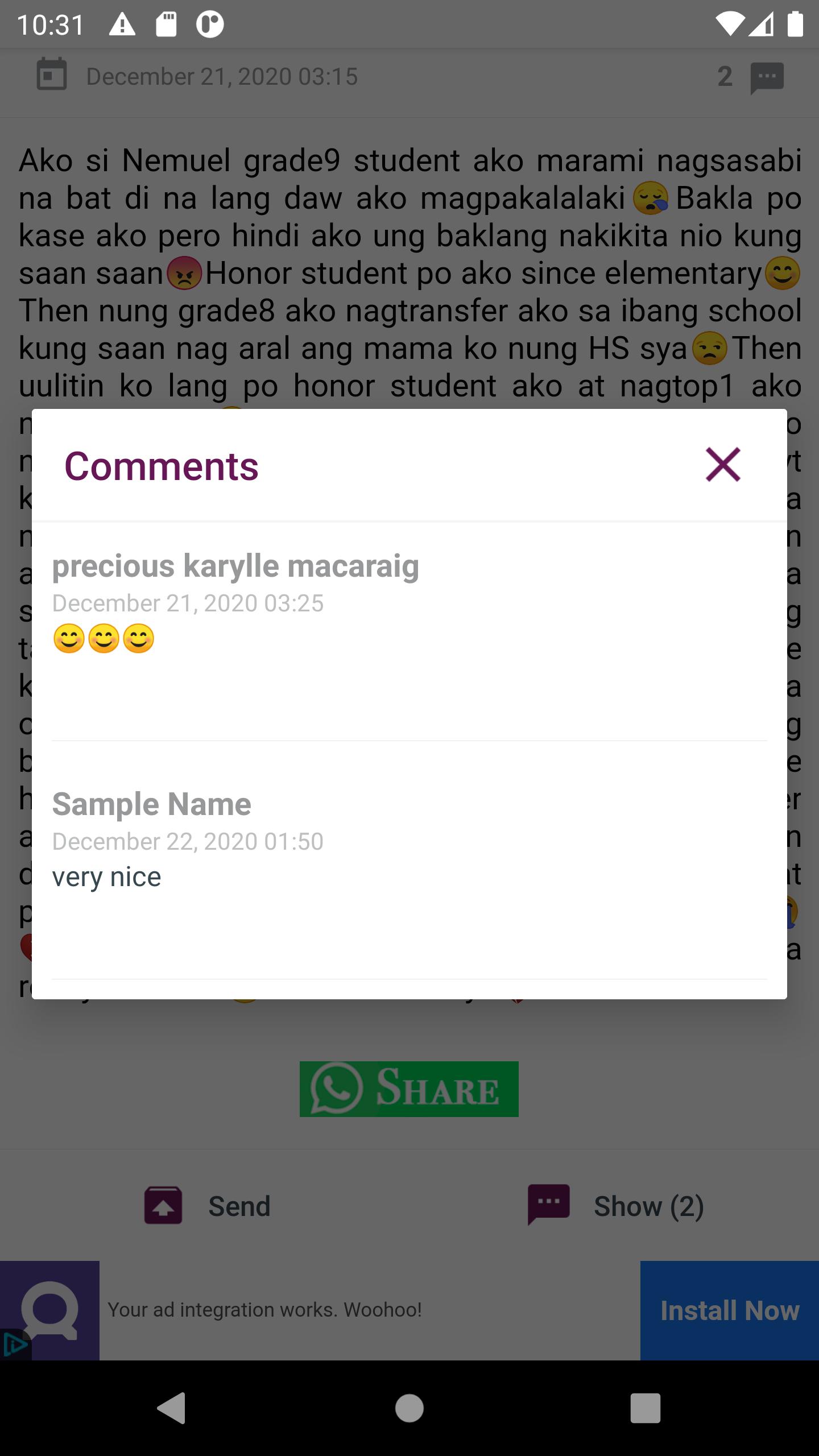 Tagalog Love Stories 2.1.7 Screenshot 4