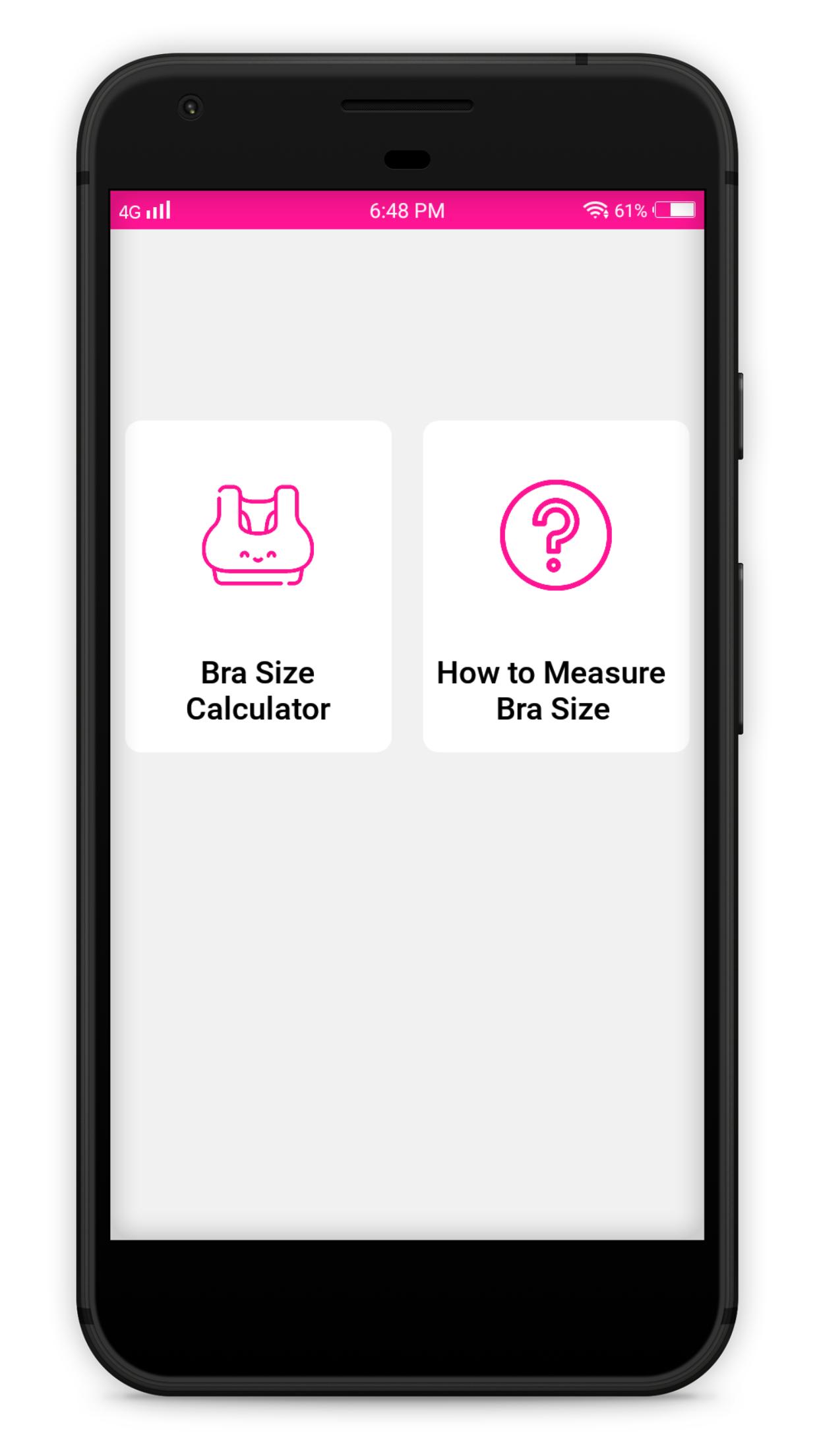 New Bra Size Calculator 3.0 Screenshot 2