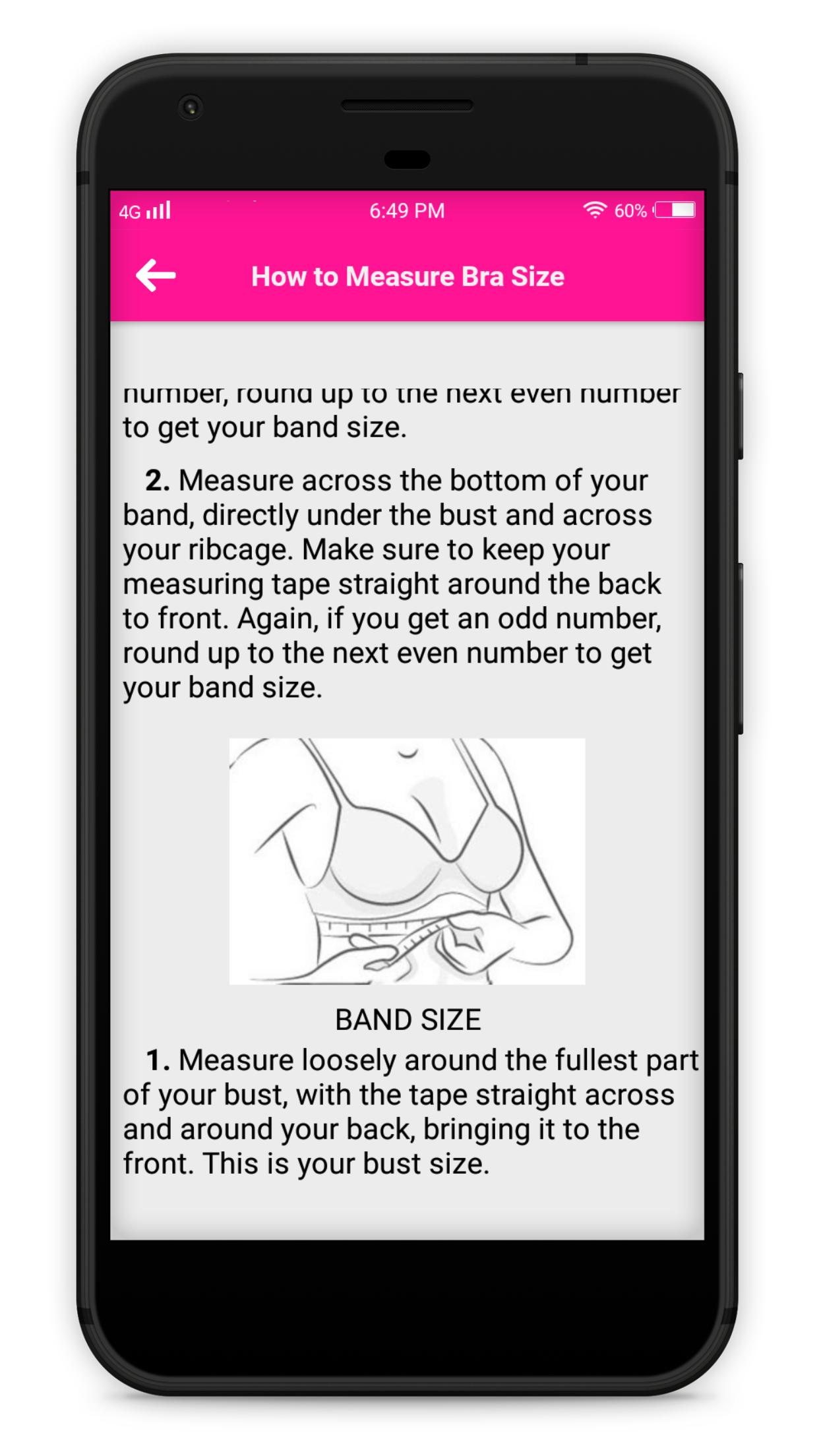 New Bra Size Calculator 3.0 Screenshot 7