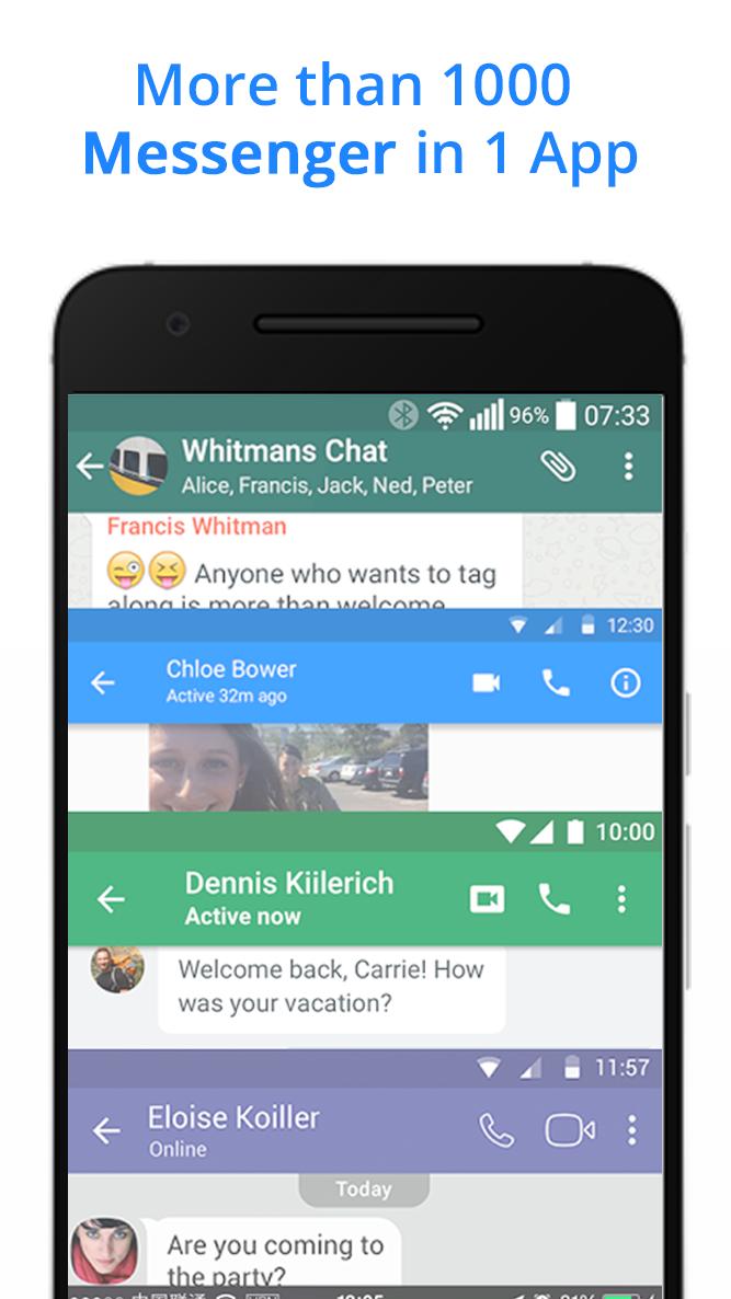 Messenger Go for Social Media, Messages, Feed 3.20.6 Screenshot 1