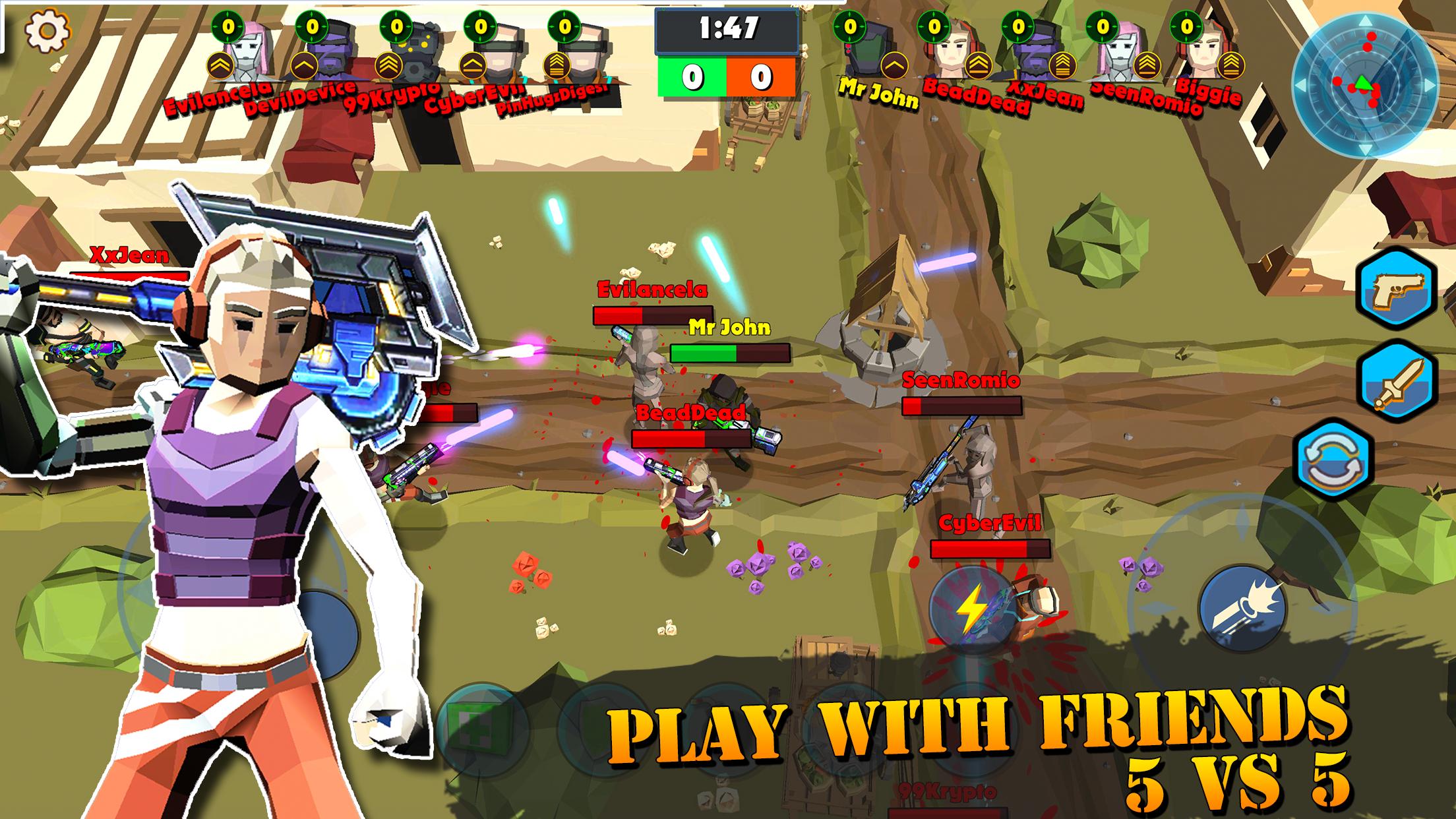 HEROES CLASH - PVP AND ZOMBIE 1.0.00 Screenshot 2