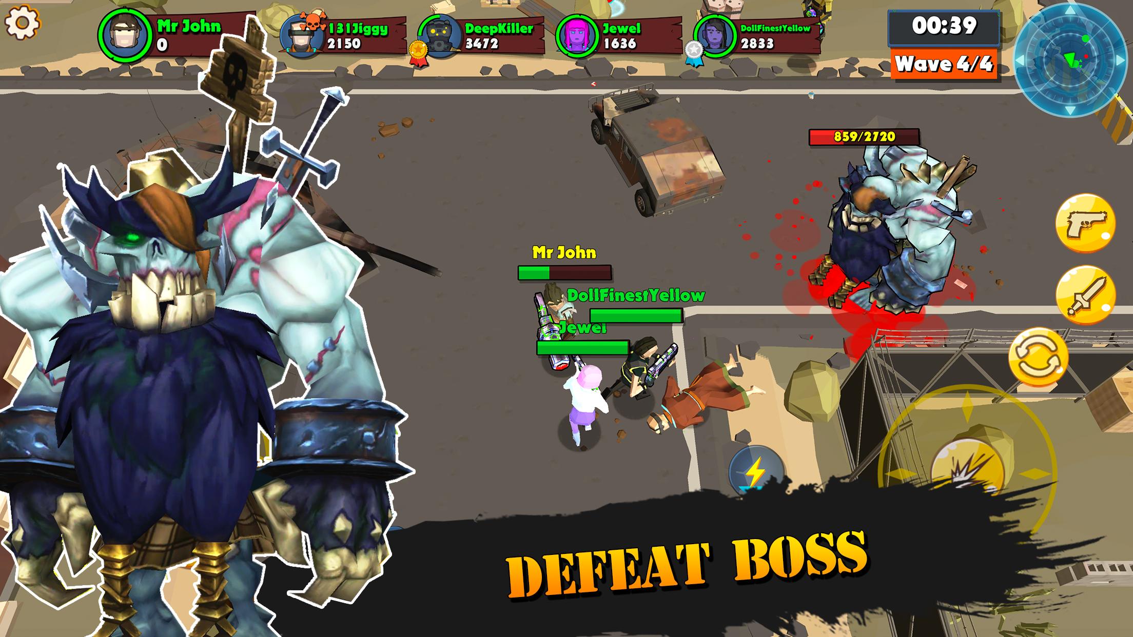 HEROES CLASH - PVP AND ZOMBIE 1.0.00 Screenshot 3