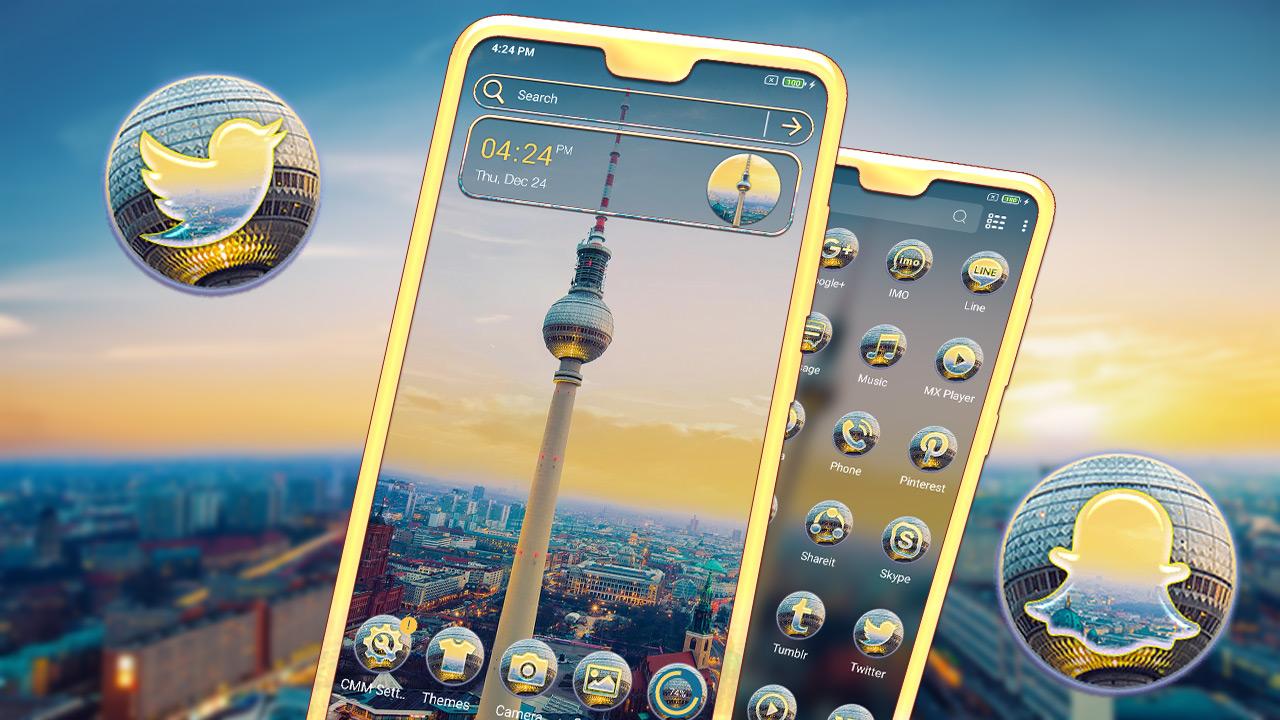 Berlin TV Tower Launcher Theme 1.0 Screenshot 1