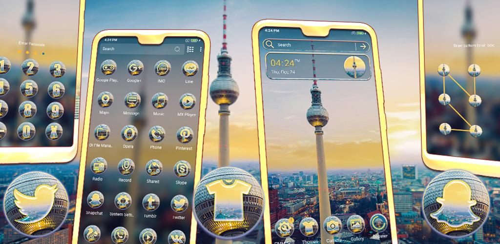 Berlin TV Tower Launcher Theme 1.0 Screenshot 6