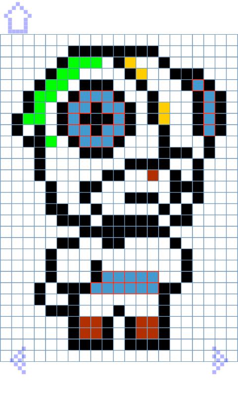How to draw pixel characters drawing step by step 1.1 Screenshot 12