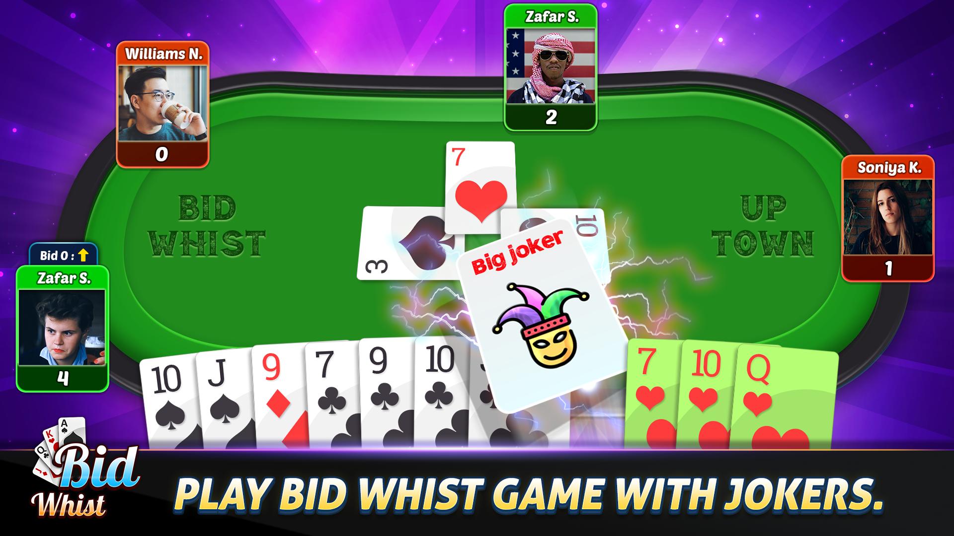Bid Whist Free – Classic Whist 2 Player Card Game 11.3 Screenshot 3