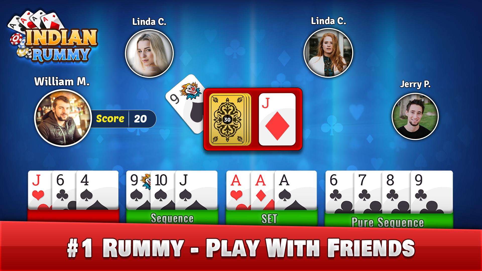 Rummy - Play Indian Rummy Game Online Free Cards 7.9 Screenshot 1