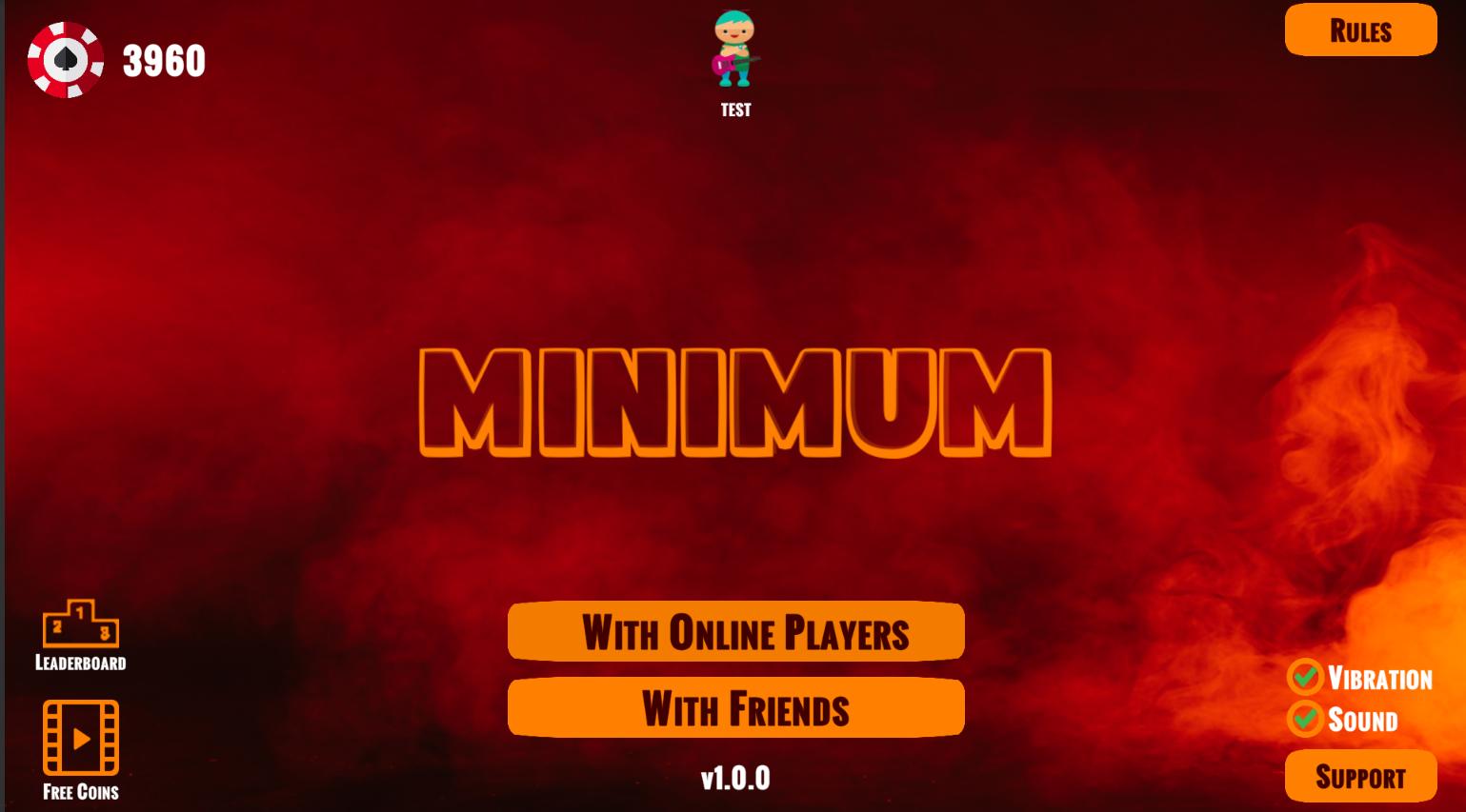 Minimum Card Game 1.1.8 Screenshot 1