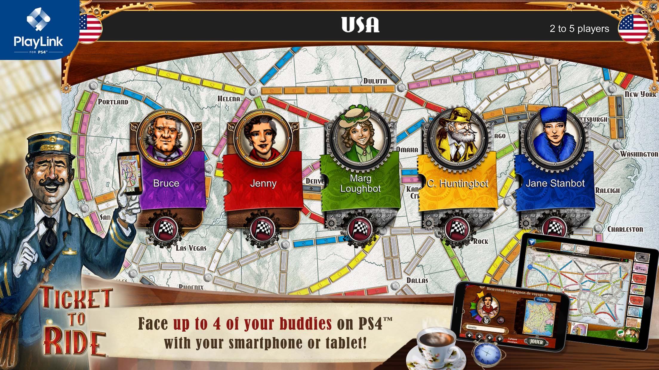 Ticket to Ride for PlayLink 2.7.2-6472-ceb1ea16 Screenshot 1