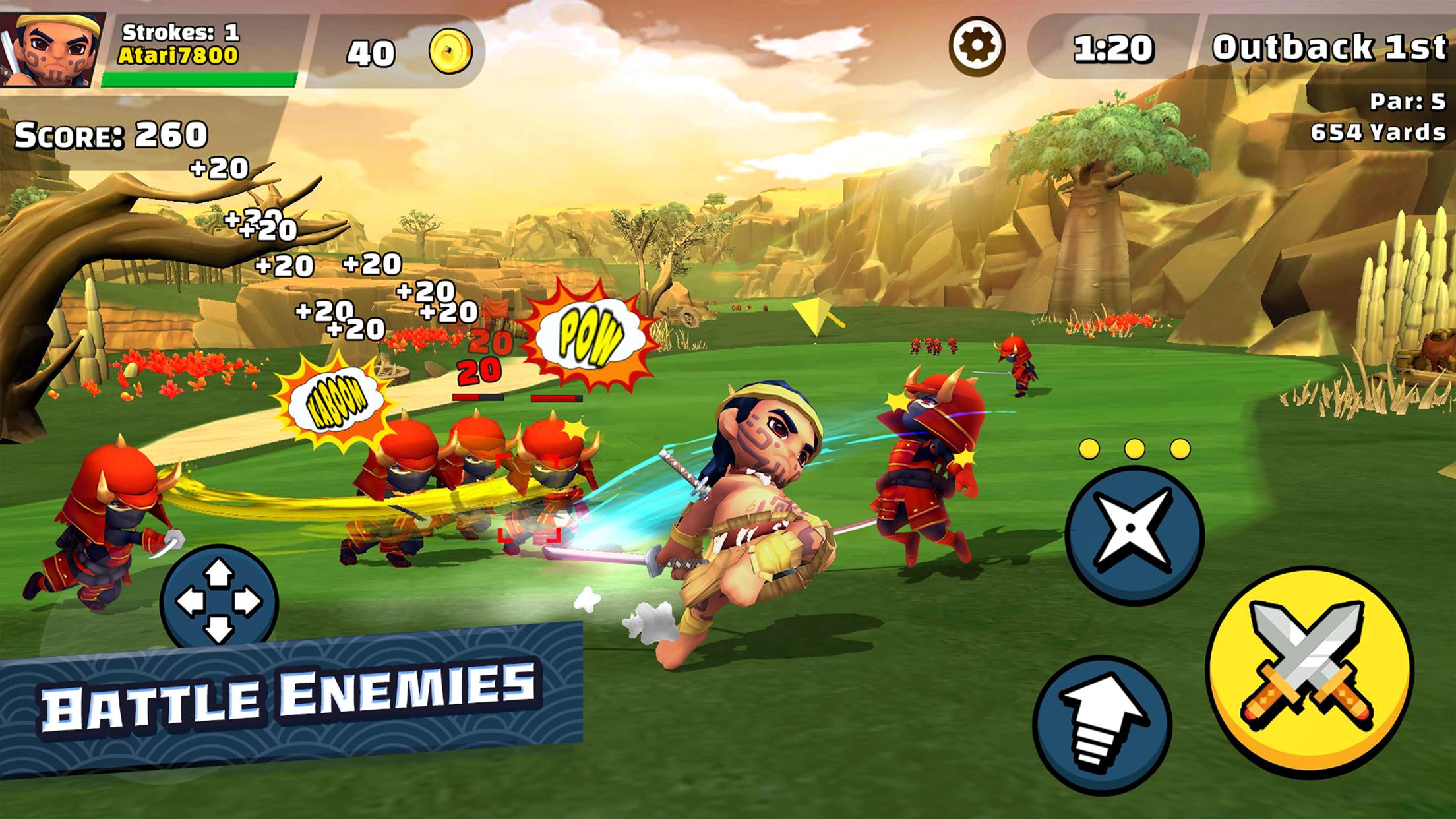 Ninja Golf ™ 1.5.6 Screenshot 5