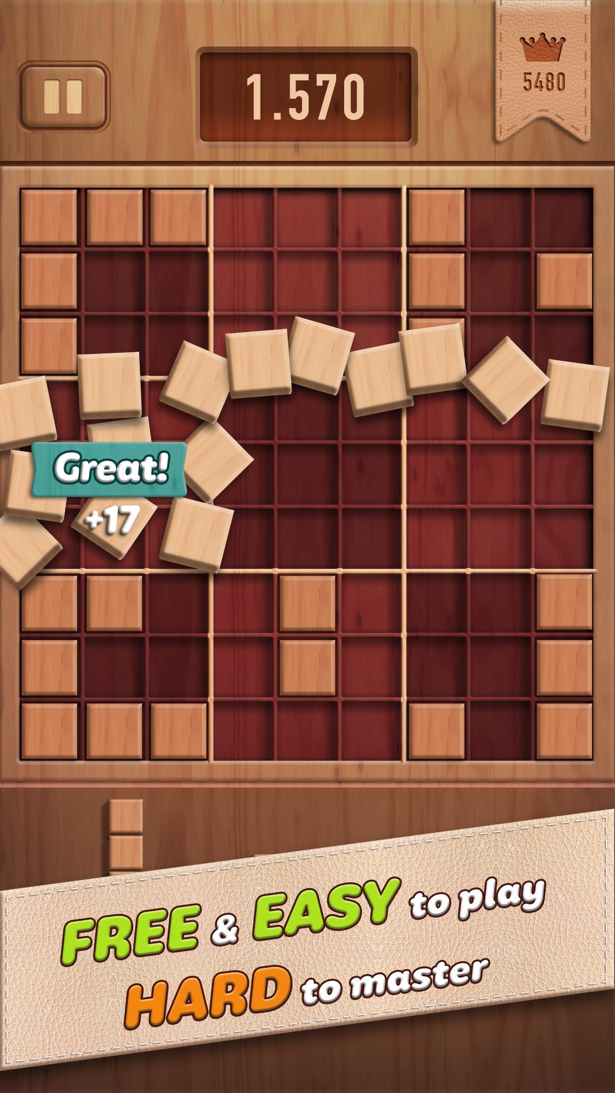 Woody 99 Sudoku Block Puzzle - Free Mind Games 1.2.2 Screenshot 3