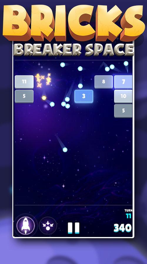 Bricks Breaker Space 1.1 Screenshot 1