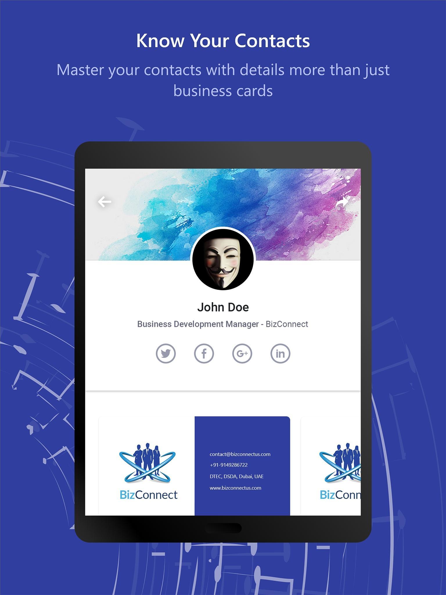 BizConnect Business Card Reader & QR Code Scanner 2.7.2 Screenshot 15