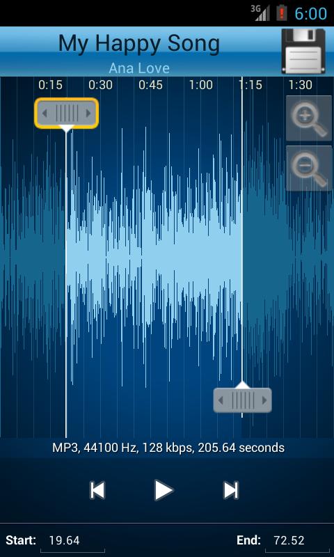 MP3 Cutter and Ringtone Maker♫ 2.5 Screenshot 3