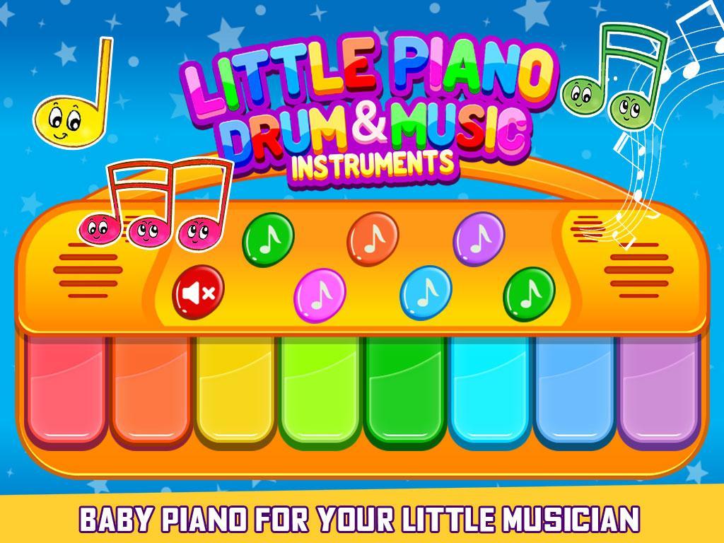 Little Piano Drums and Music Instruments with Song 1.2 Screenshot 1