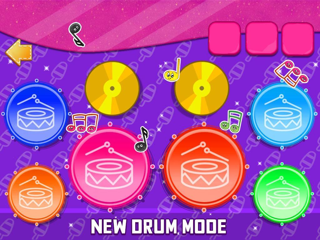 Little Piano Drums and Music Instruments with Song 1.2 Screenshot 2