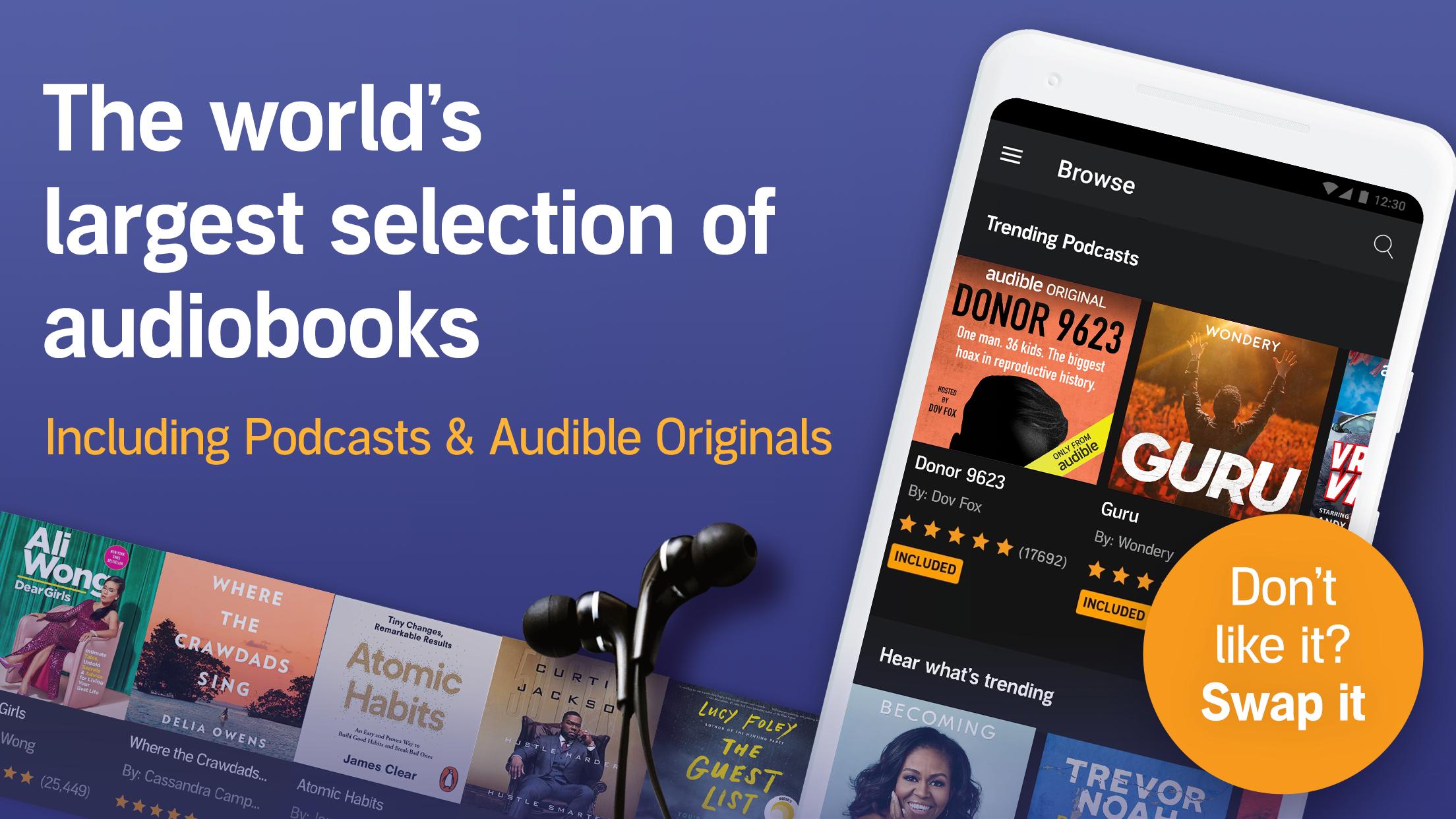 Audible audiobooks, podcasts & audio stories 2.64.0 Screenshot 1