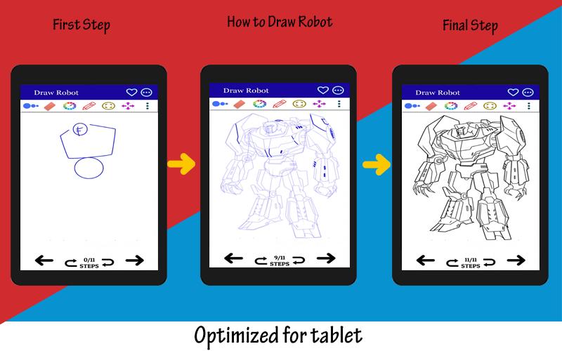 How to Draw Animated Robot | Easy Drawing 1.1 Screenshot 4
