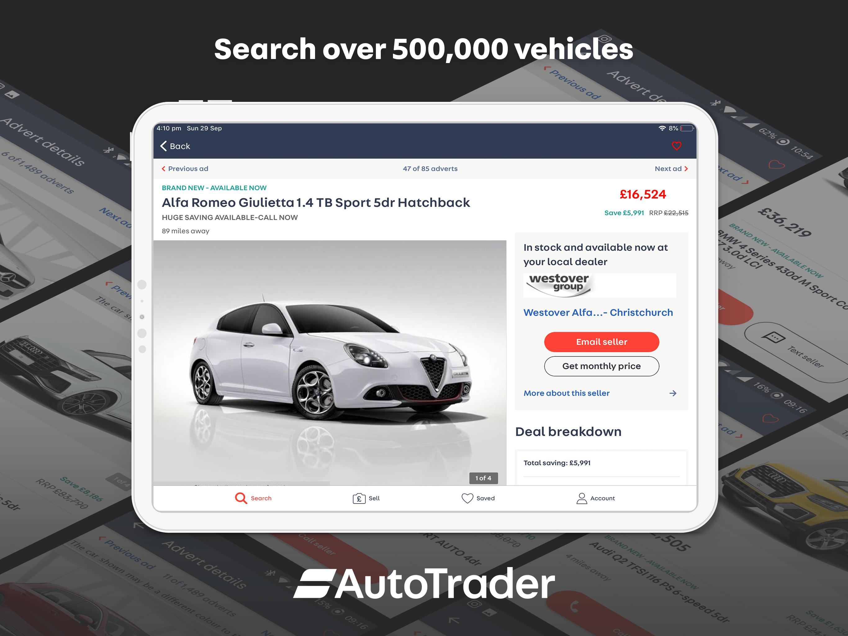 Auto Trader Buy new & used cars. Search car deals 6.18 Screenshot 9