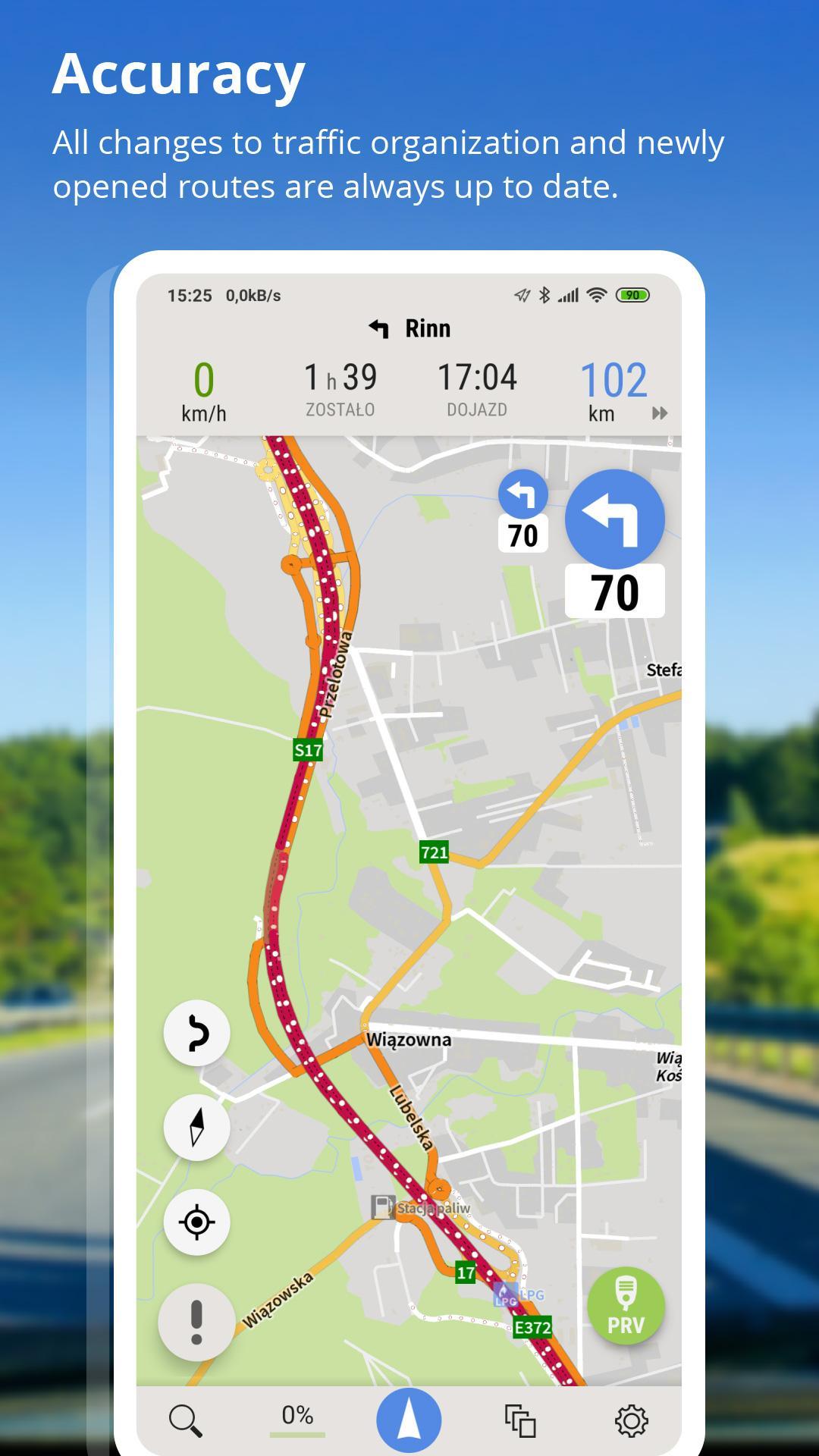 AutoMapa GPS navigation, CB Radio, radars 5.9.5 (3481) Screenshot 6