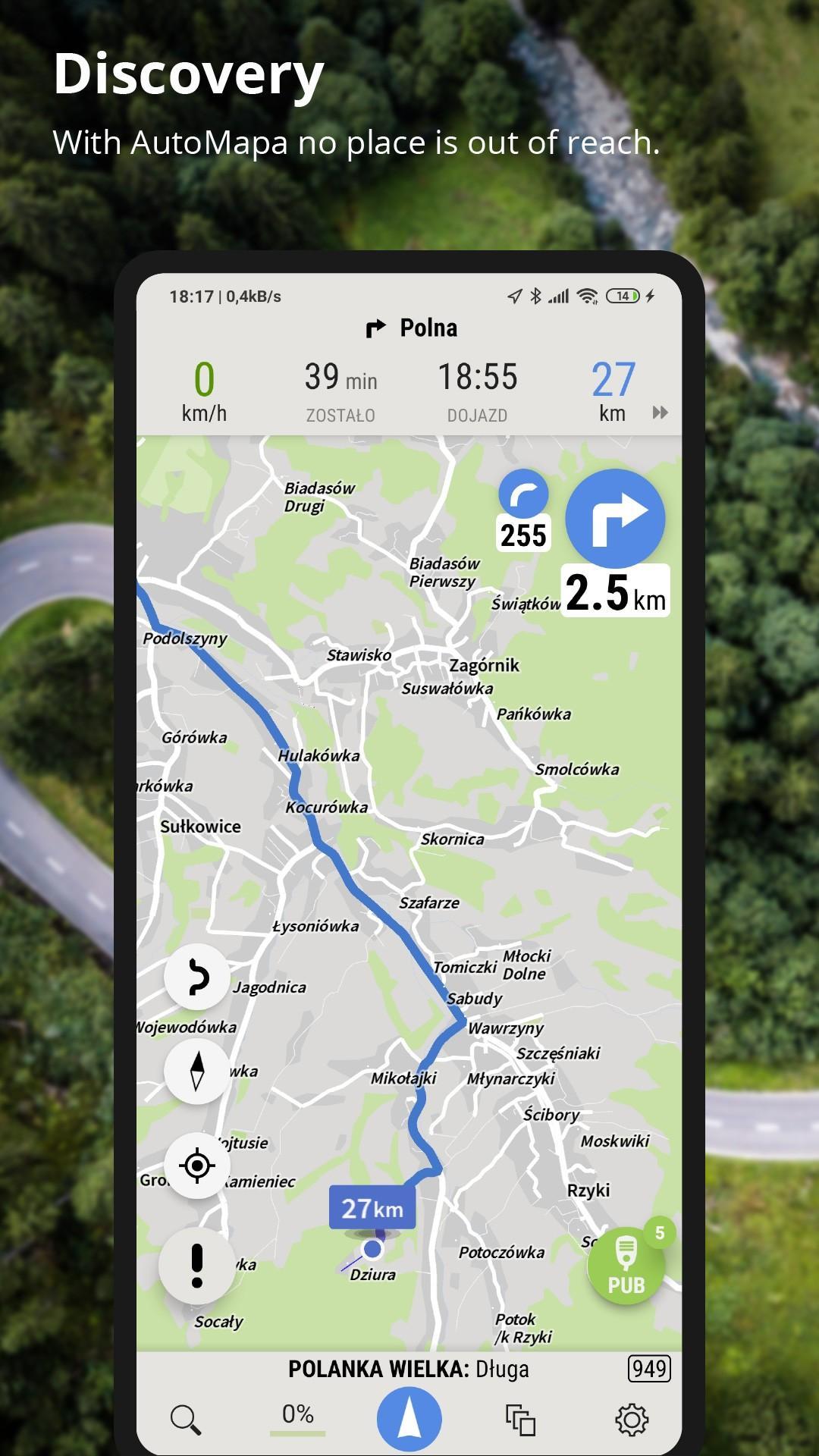 AutoMapa GPS navigation, CB Radio, radars 5.9.5 (3481) Screenshot 7