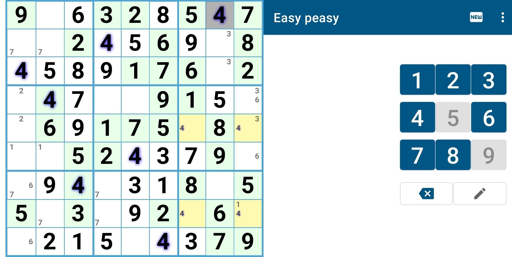 Ergo Sudoku 0.0.1.53 Screenshot 2