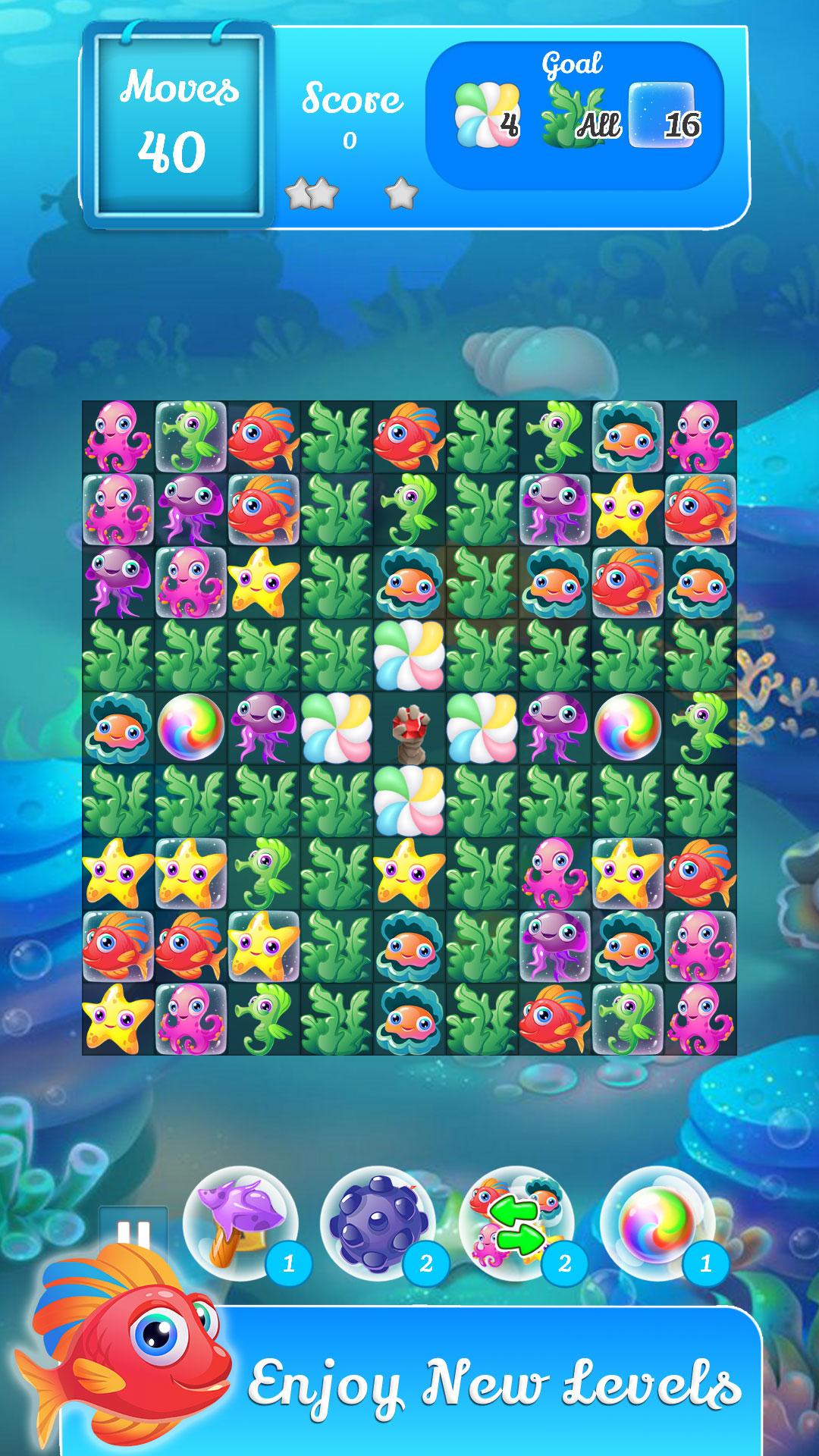 Fish Aquarium – Fish Games New Match 3 Games 2021 7.0 Screenshot 1