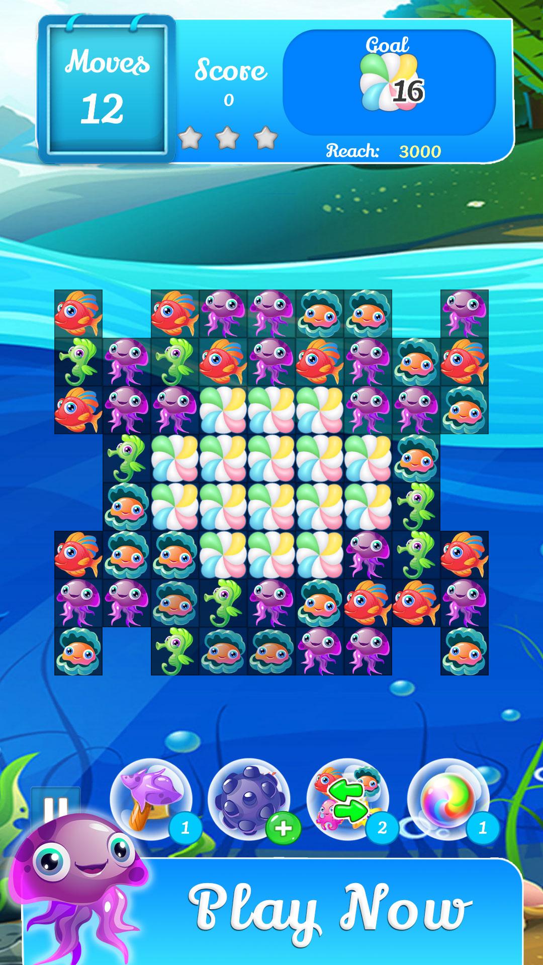 Fish Aquarium – Fish Games New Match 3 Games 2021 7.0 Screenshot 4