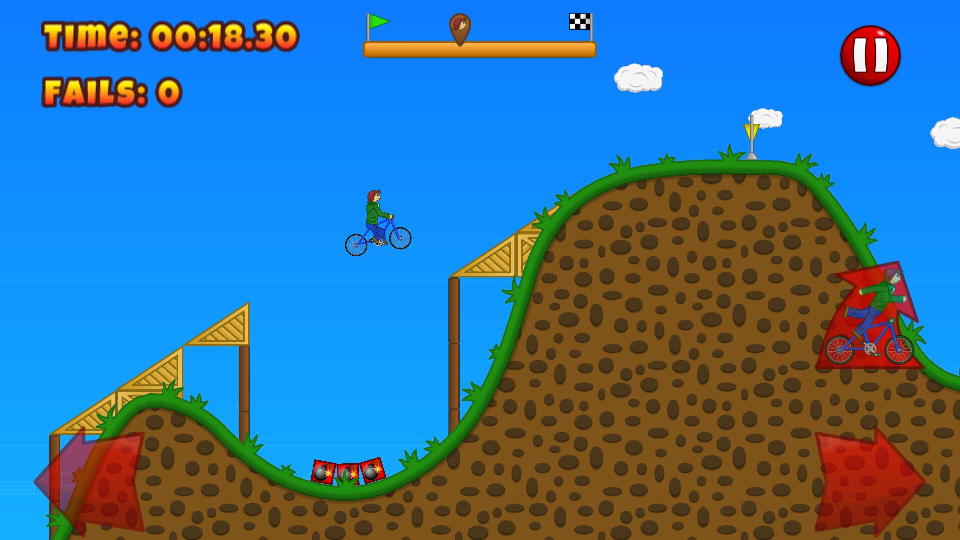 Beany Biker Hill Climber screenshot