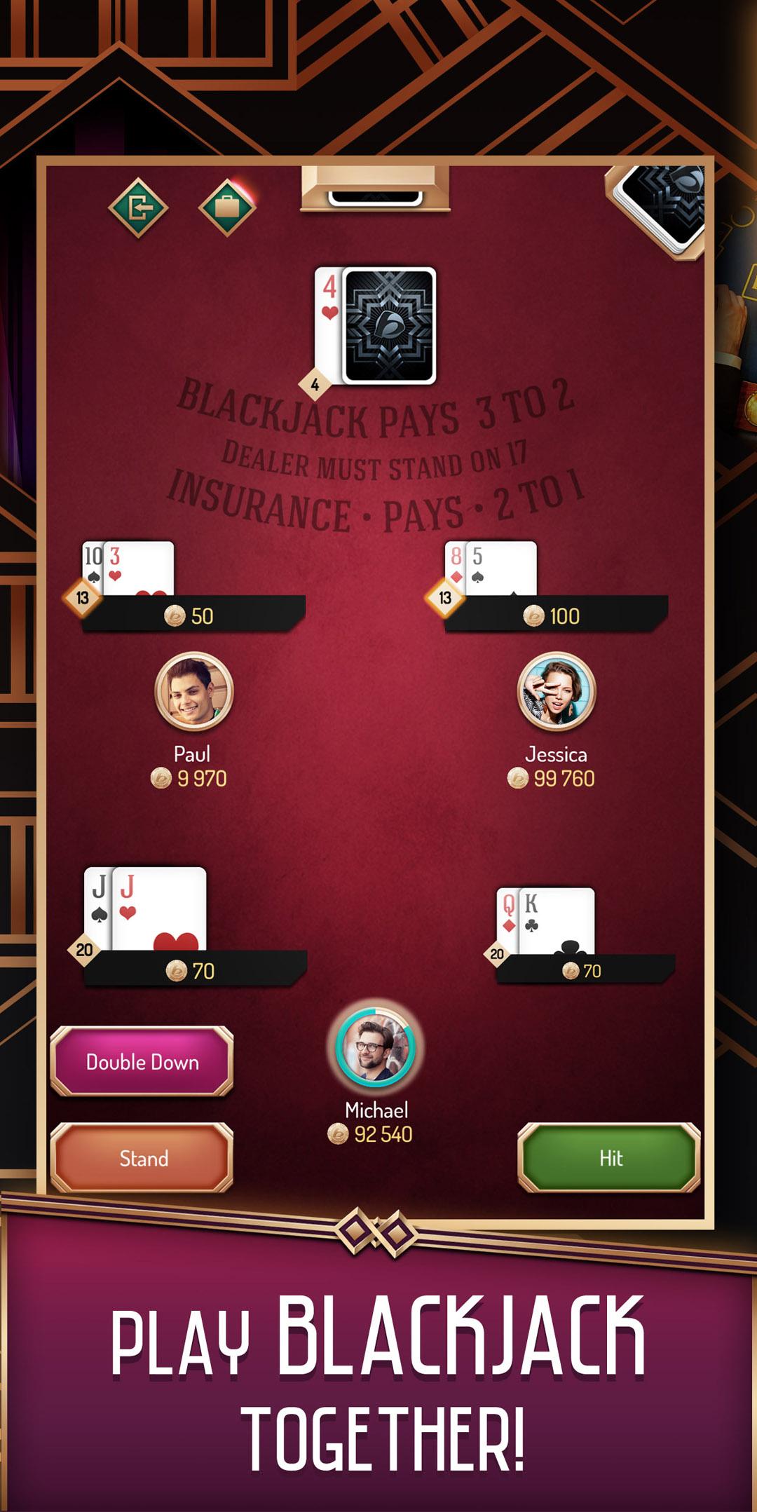 Blackjack Clubs 1.0.1 Screenshot 1