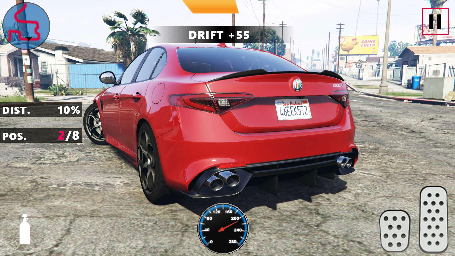 Romeo Giulietta Extreme City Car Drift & Drive 1.0 Screenshot 11