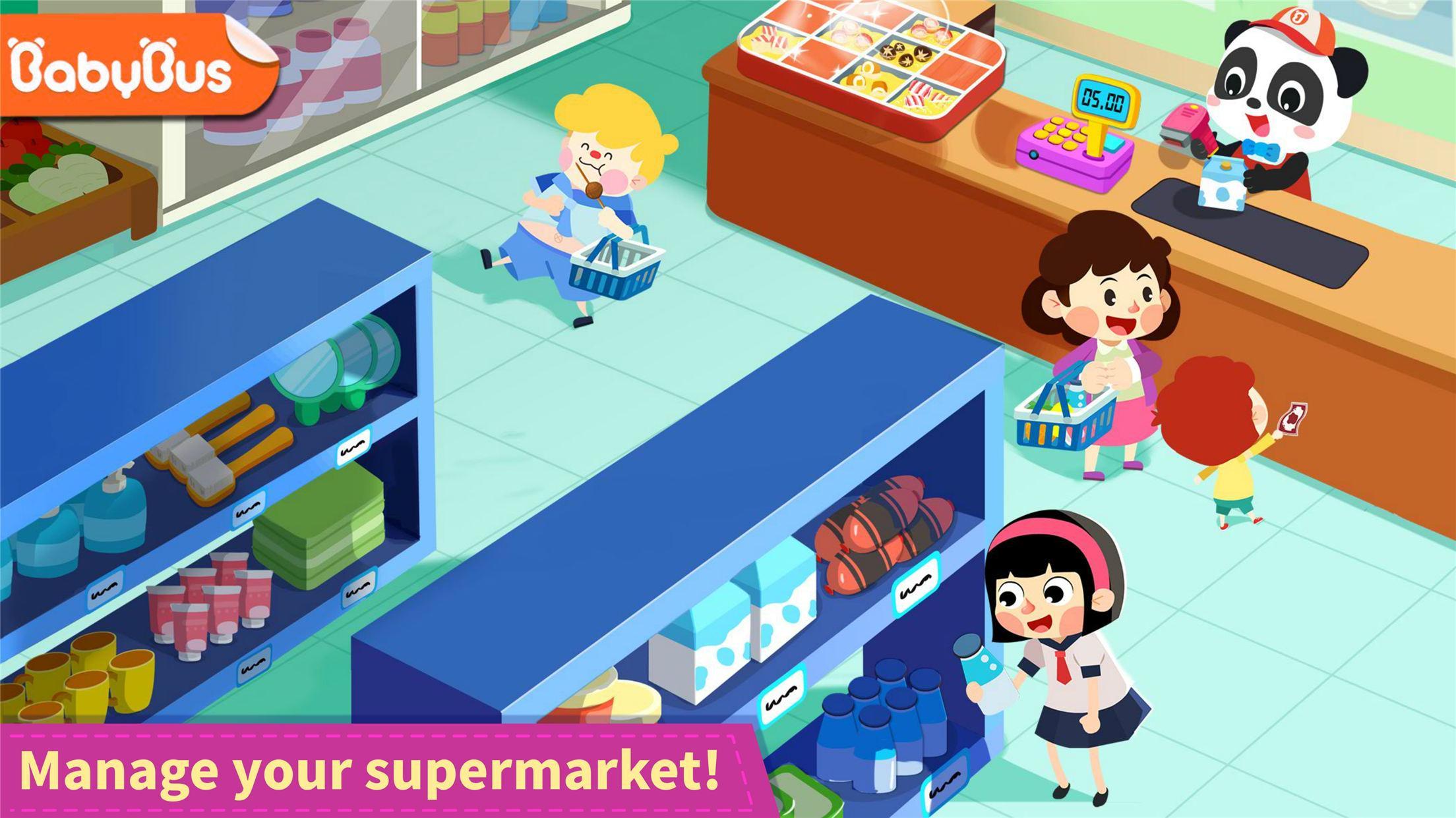 Baby Panda's Town: Supermarket 8.47.00.00 Screenshot 1