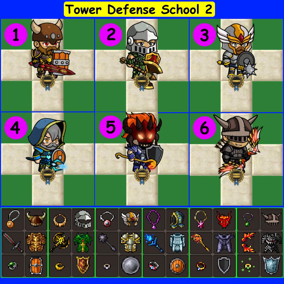 Tower Defense School 2: TD Campaign PVP 2.041 Screenshot 10