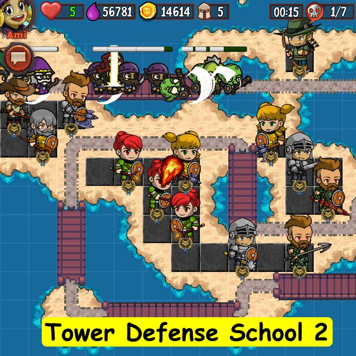 Tower Defense School 2: TD Campaign PVP 2.041 Screenshot 3