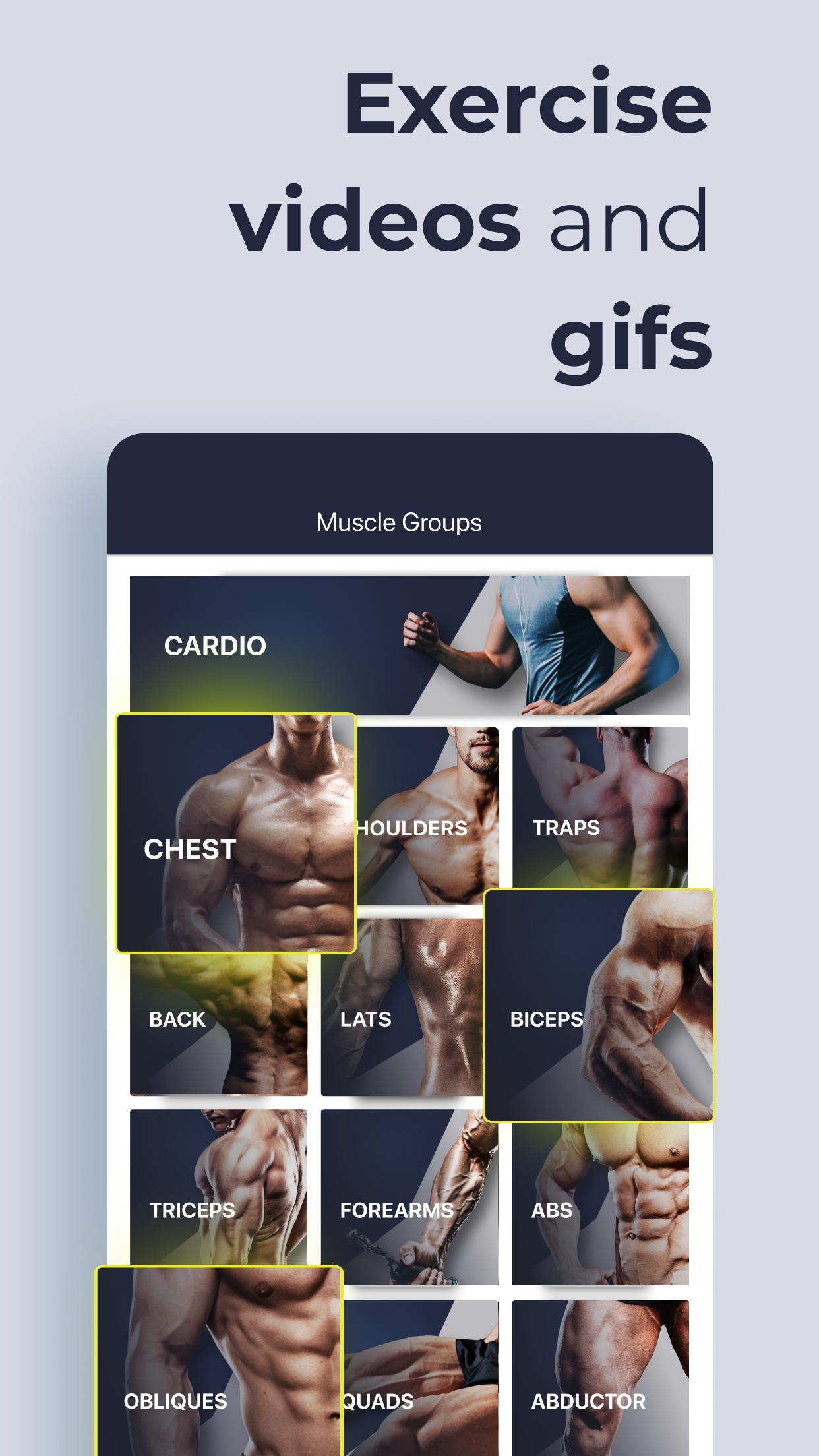 Gym Gym Workout, Personal Trainer Bodybuilding 7.4.2 Screenshot 1