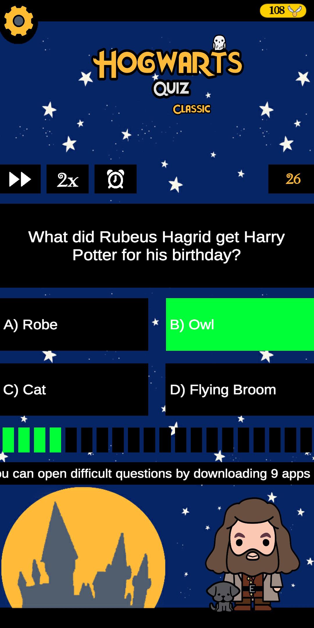 Quiz for Hogwarts HP 2.6 Screenshot 5