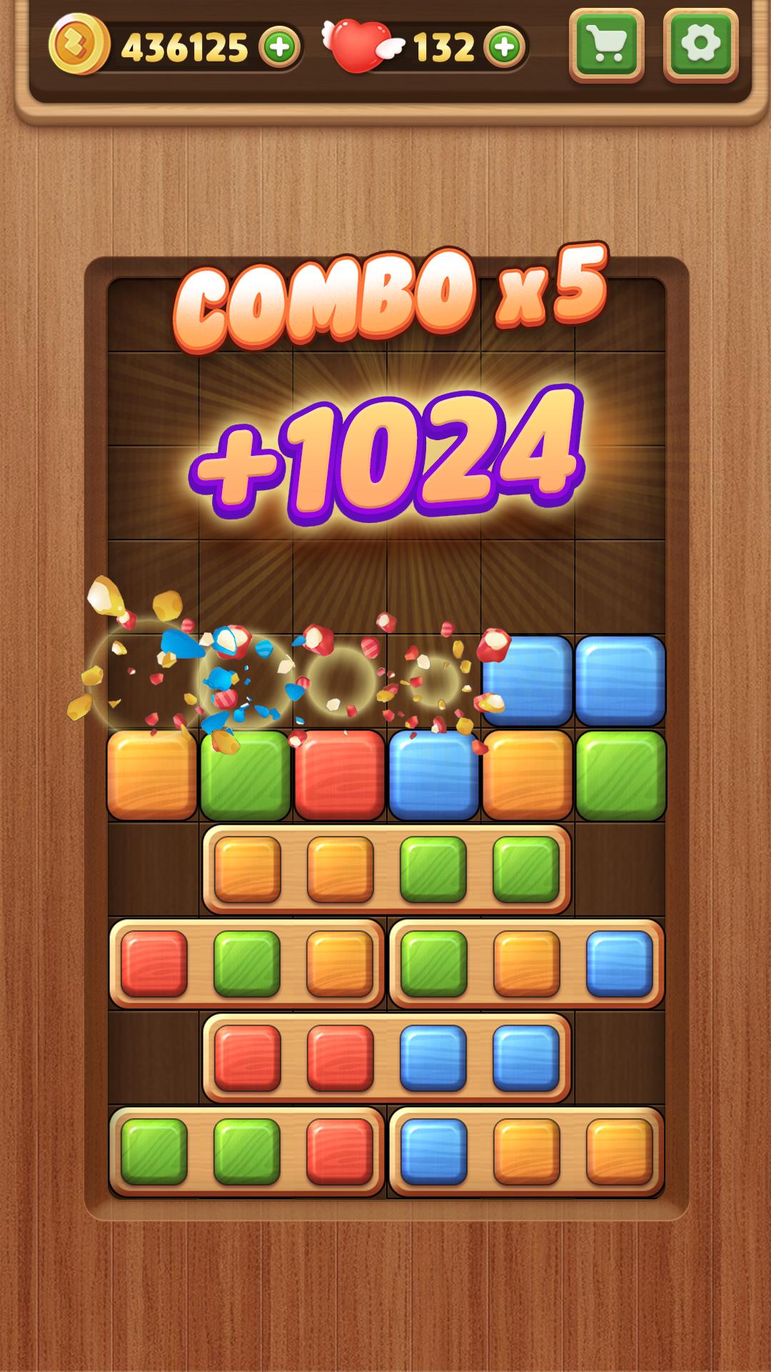 Color Wood Block Puzzle - Free Fun Drop Brain Game 1.4.11 Screenshot 7