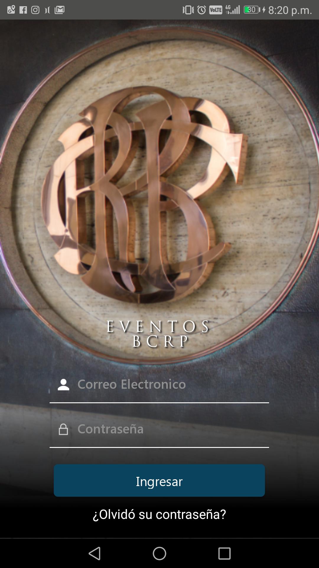 Eventos BCRP 1.9 Screenshot 2